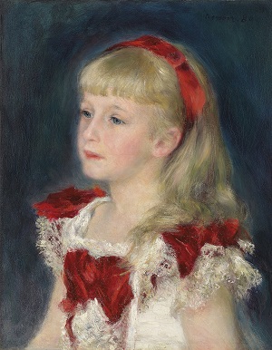 Mademoiselle Grimprel au ruban rouge 1880